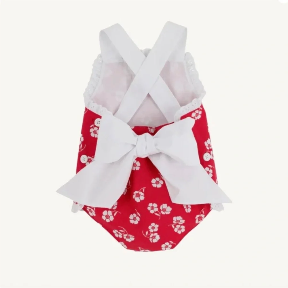 Beaufort Bonnet Sisi Sunsuit | Fairfax Flowers with Worth Avenue White RARE TBBC